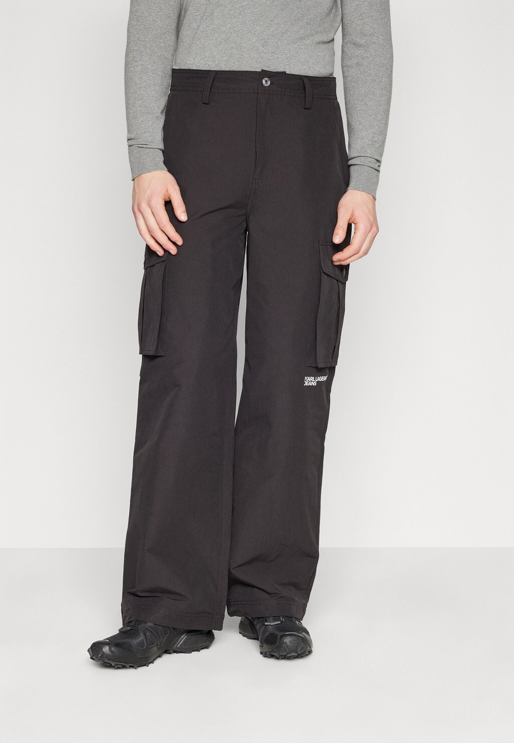 

Брюки-карго Karl Lagerfeld Jeans, черный