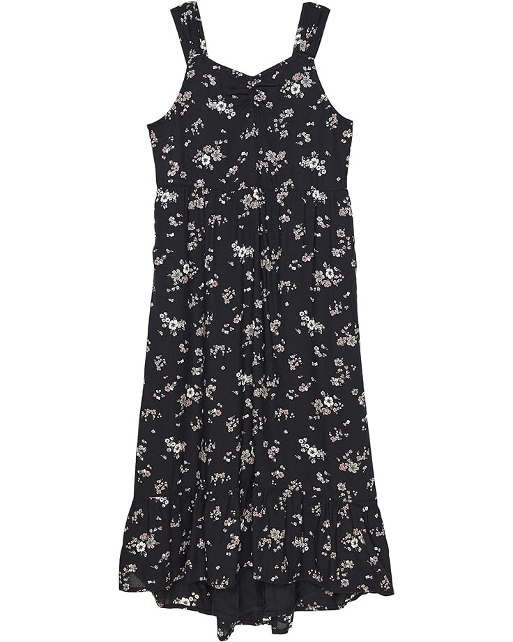 

Платье Abercrombie Bare Cinched Midi, цвет Black Floral
