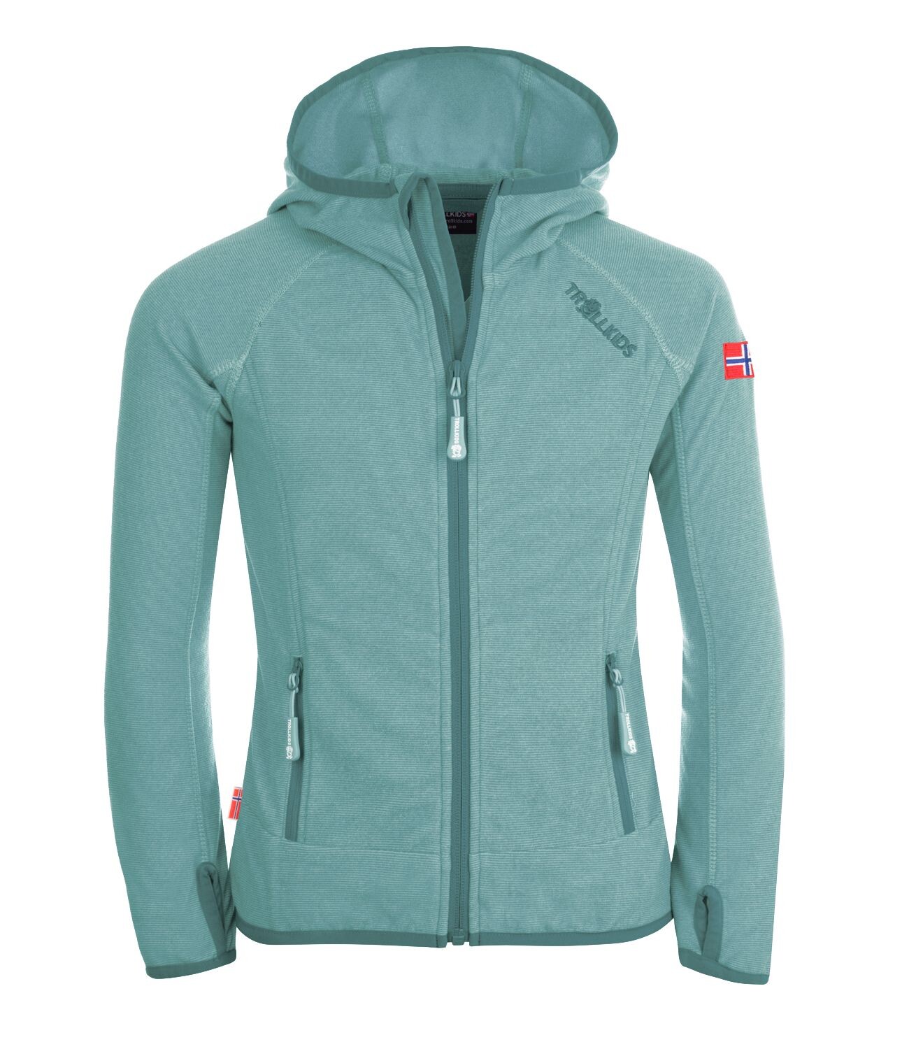 

Флисовая куртка Trollkids Fleece Jacke Sandefjord, цвет Gletschergrün/Blaugrün