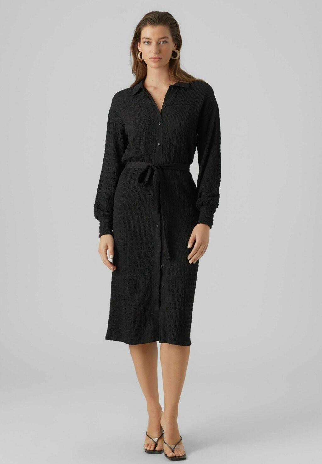 

Классическая рубашка Vero Moda VMNYNNE LS JRS, черный