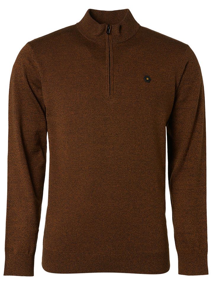 Пуловер No Excess, коричневый