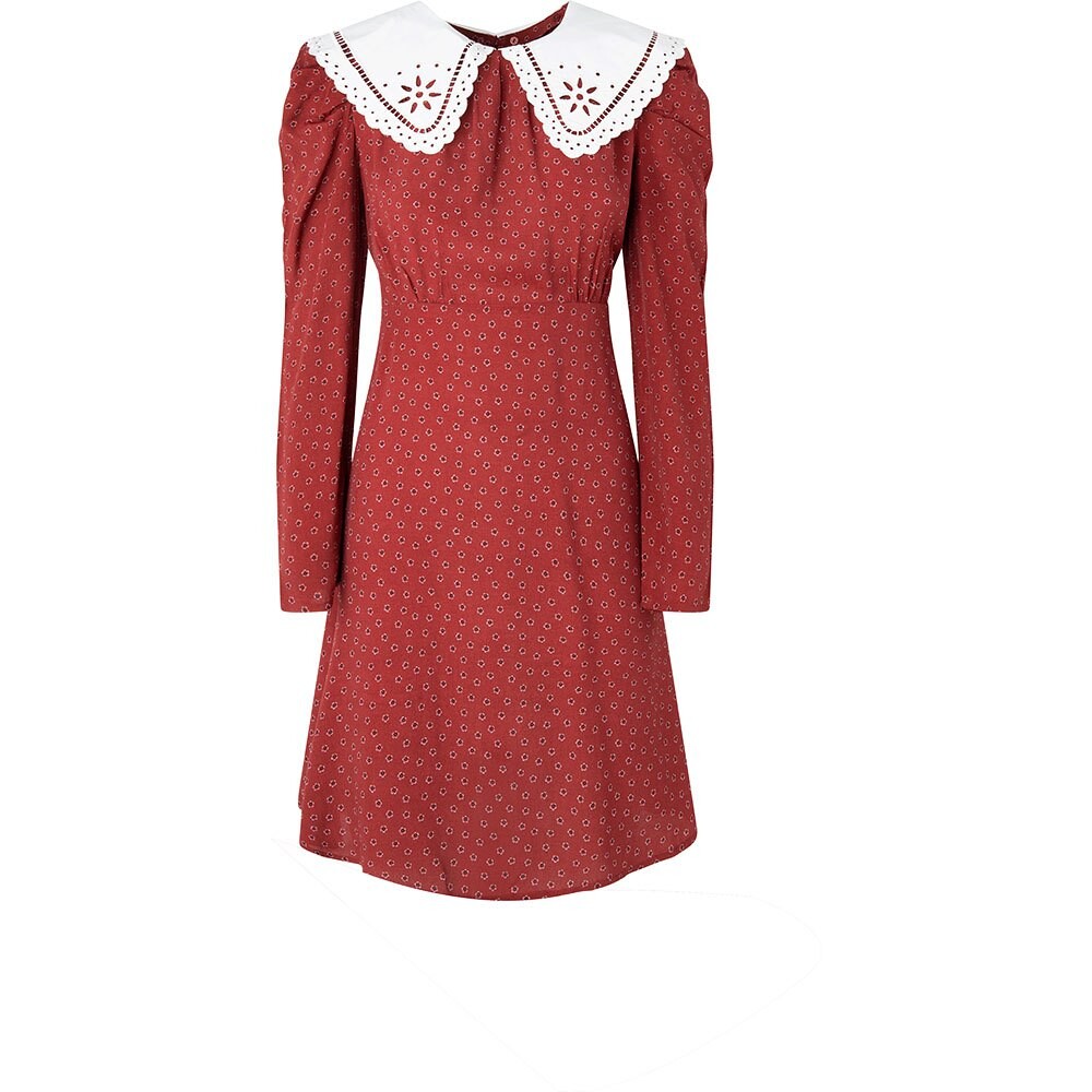

Платье Pepe Jeans Oihana Long Sleeve, красный