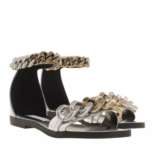 

Сандалии falabella flat sandals Stella Mccartney, серебряный