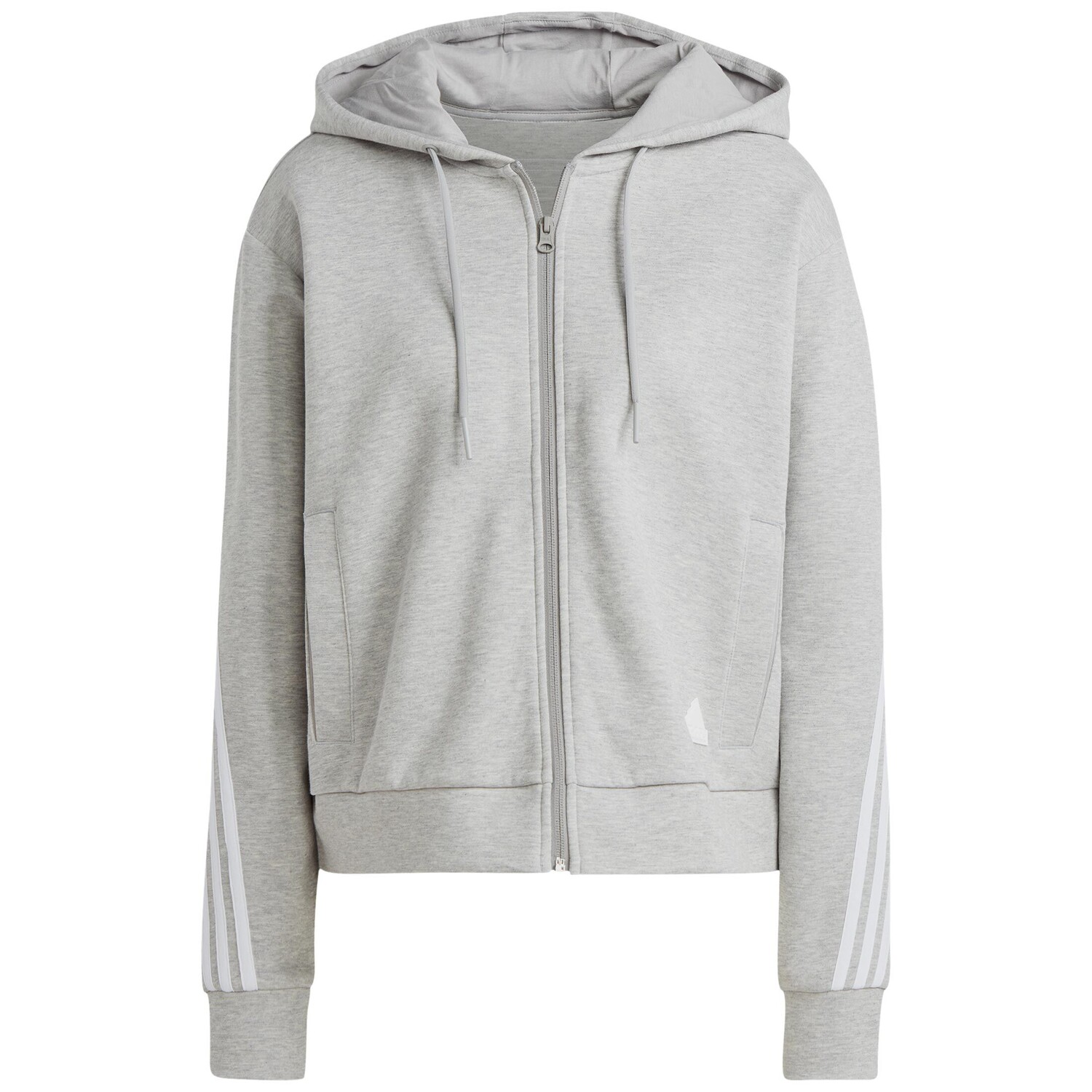 

Толстовка adidas Performance Kapuzenjacke Future 3 Stripes Fleece, цвет grau/weiß