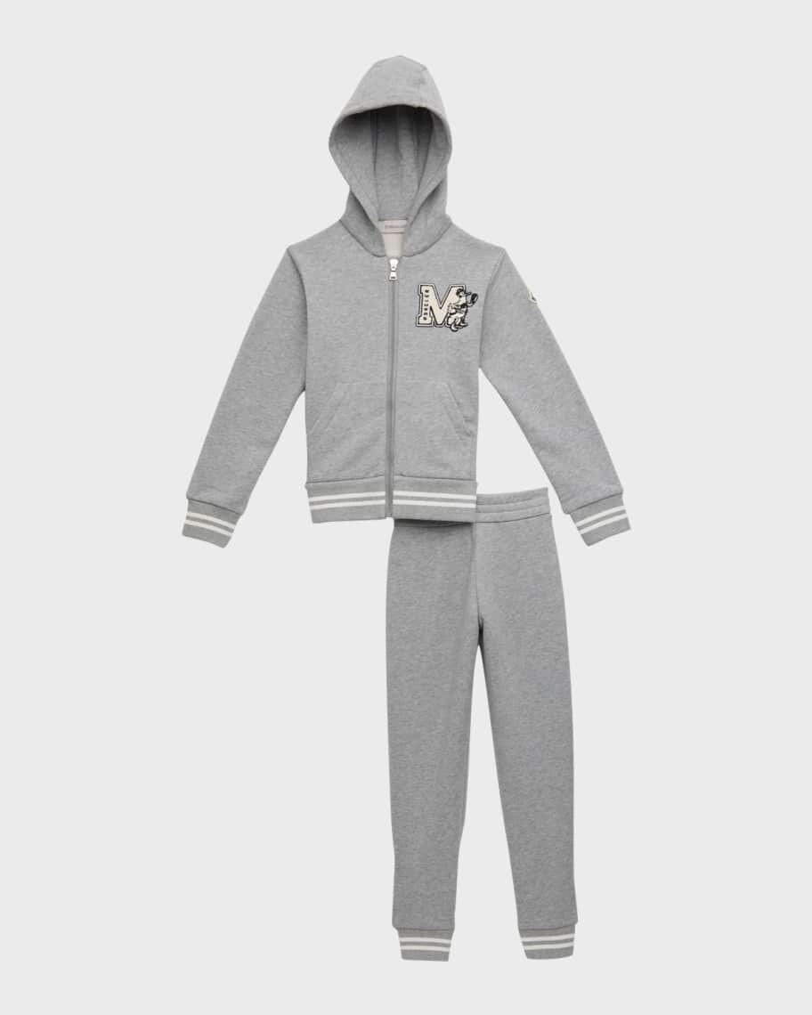 

Толстовка с логотипом и спортивными штанами для мальчиков, размер 8–14 Moncler