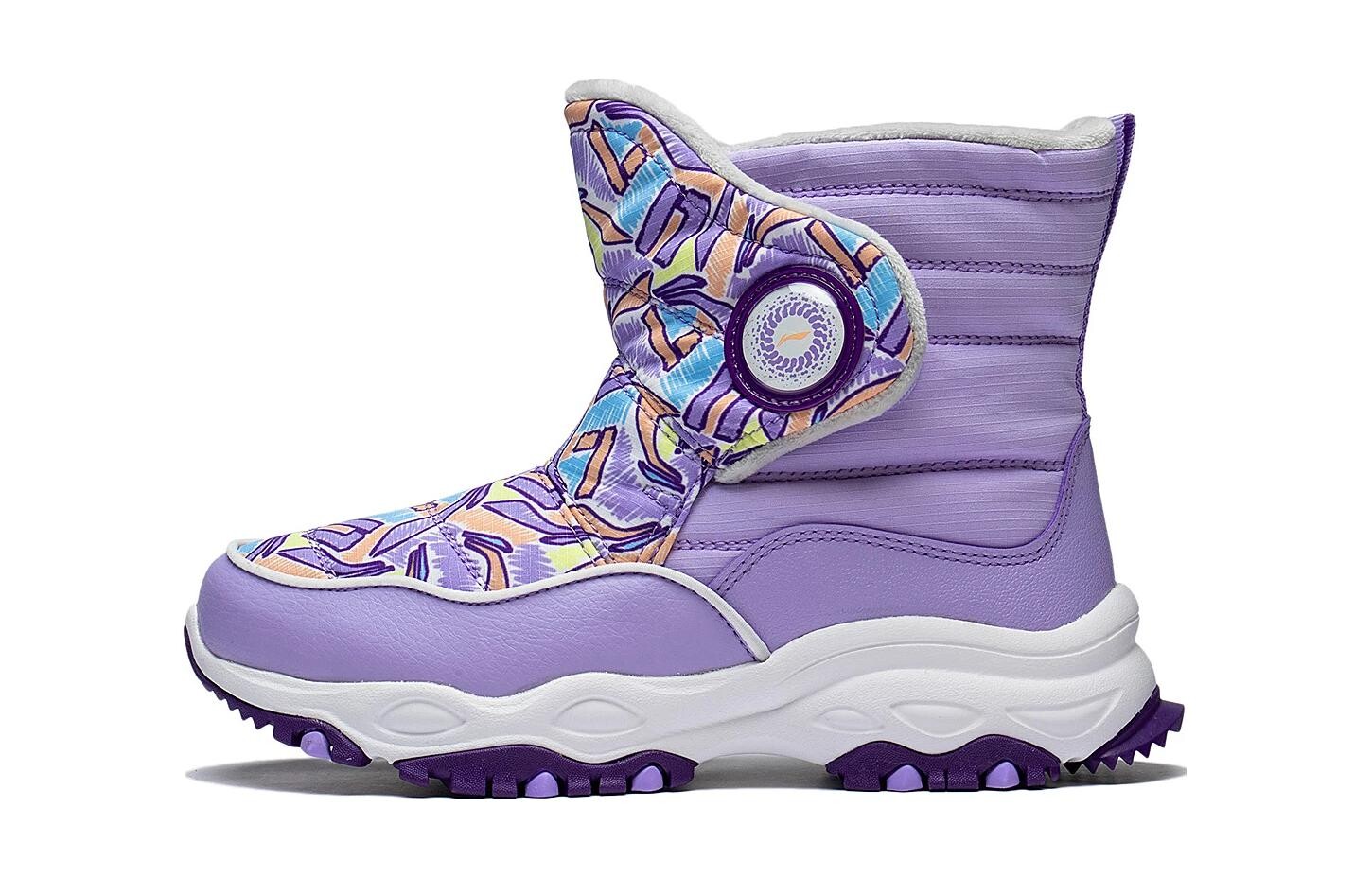 

Кроссовки LINING YOUNG Sports Life Collection Kids Lifestyle Shoes GS High-top Purple