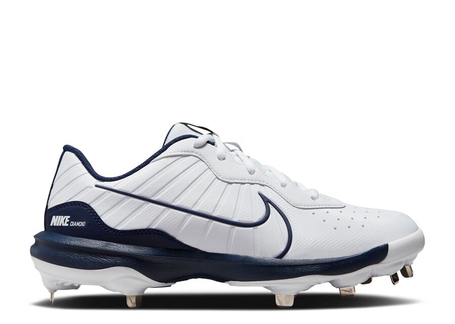 

Кроссовки Nike Alpha Huarache Varsity 4 Low 'White Midnight Navy', белый