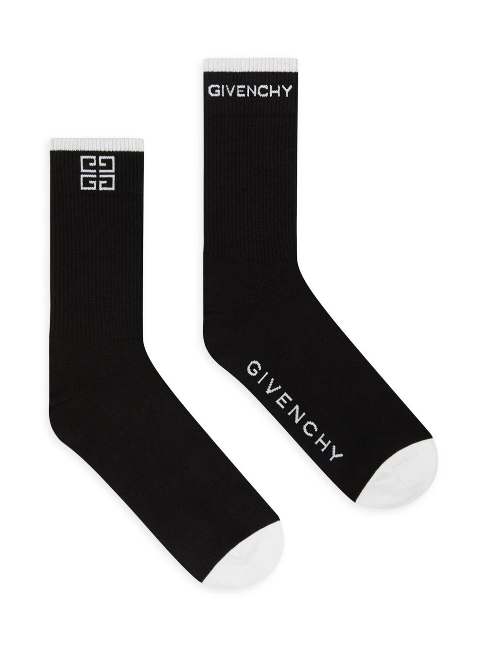 

Носки 4G из смесового хлопка Givenchy, черный