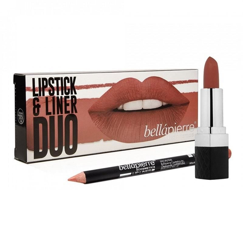 

Губная помада Lipstick And Liner Duo Kit Labial Bellapierre Cosmetics, цвет incognito 2 piezas