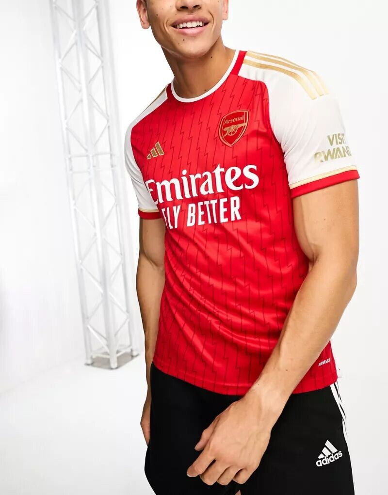 

Красная домашняя рубашка унисекс adidas Football Arsenal FC 2023/24 adidas performance, Красный