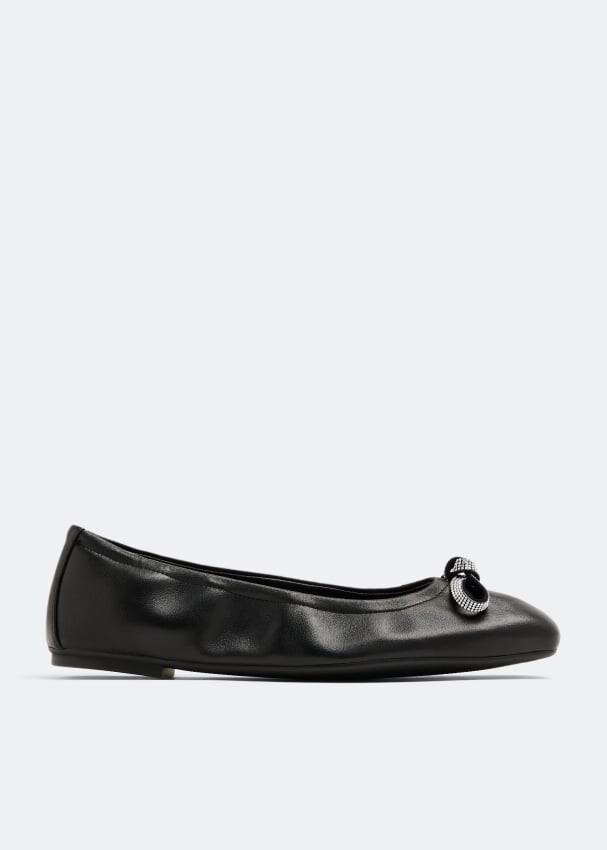

Балетки Stuart Weitzman SW Bow, черный