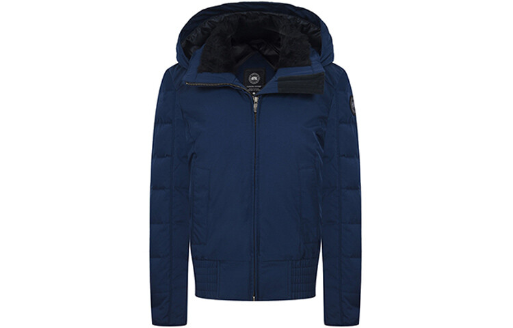 

Женский пуховик Canada Goose, темно-синий