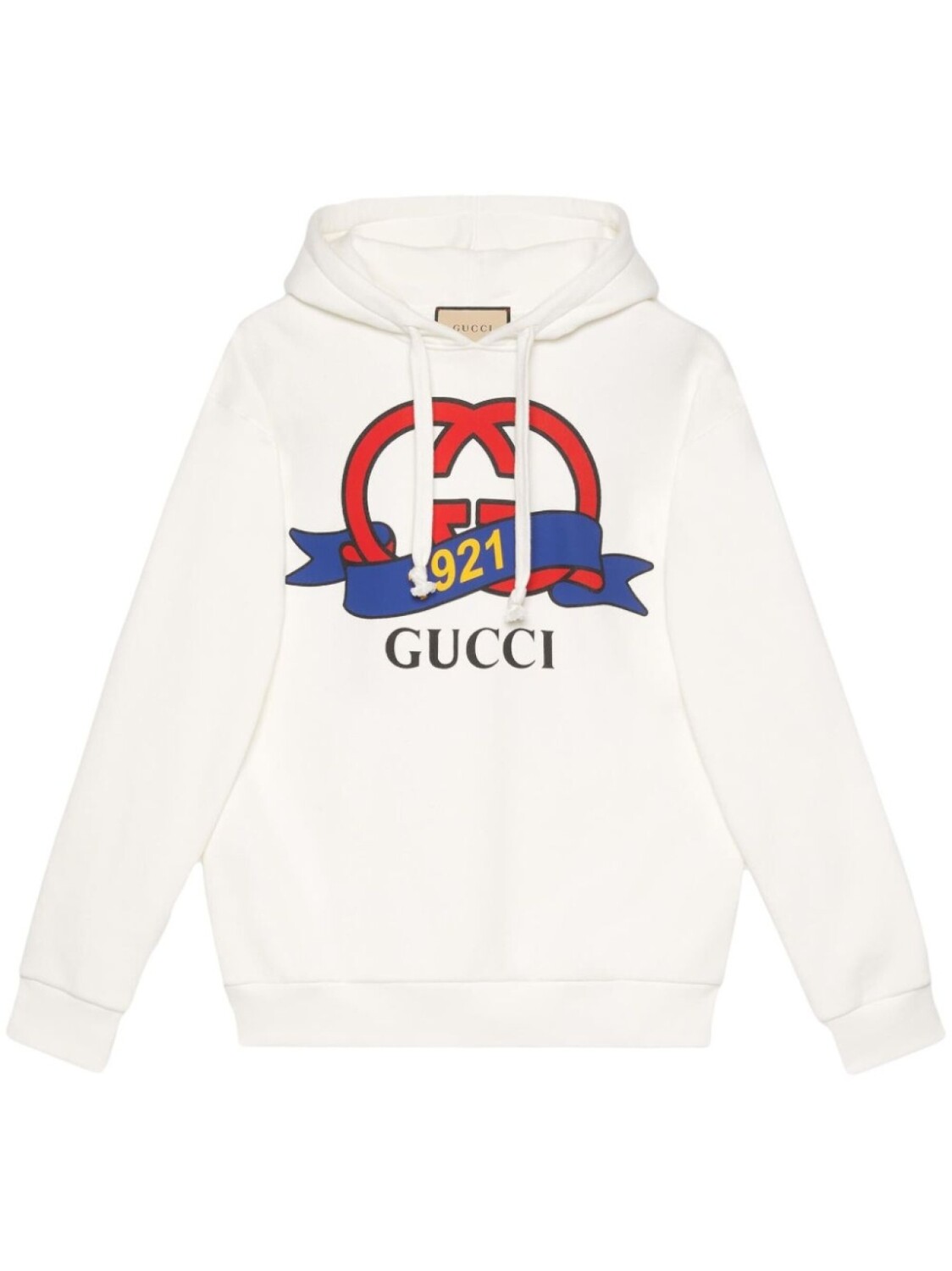 

Gucci худи с логотипом, белый