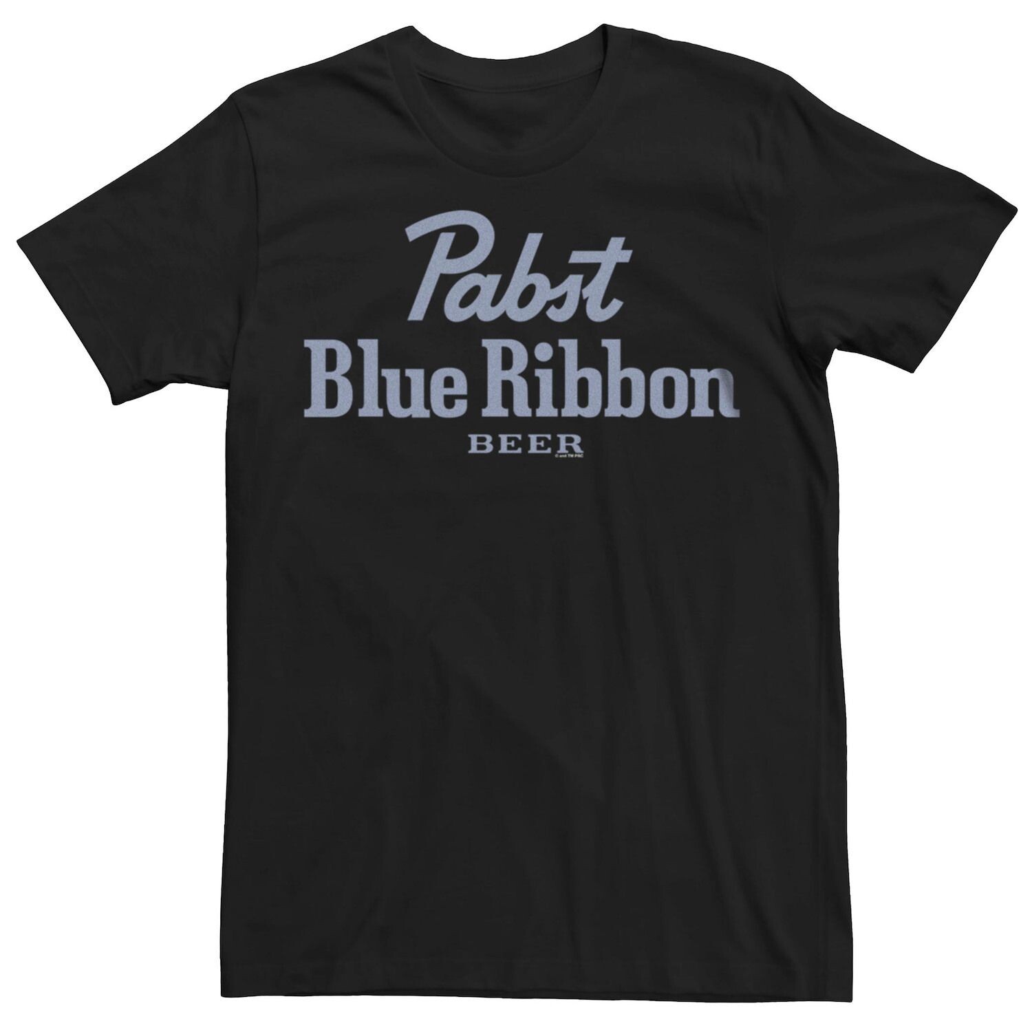 

Мужская футболка Pabst Blue Ribbon Beer с текстовым логотипом Licensed Character