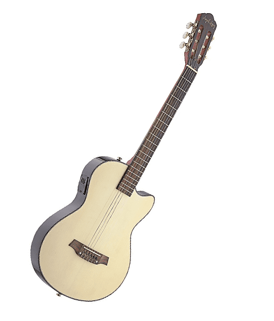 Акустическая гитара Angel Lopez EC3000CN Solid Body Cutaway Mahogany Neck 6-String Acoustic-Electric Classical Guitar