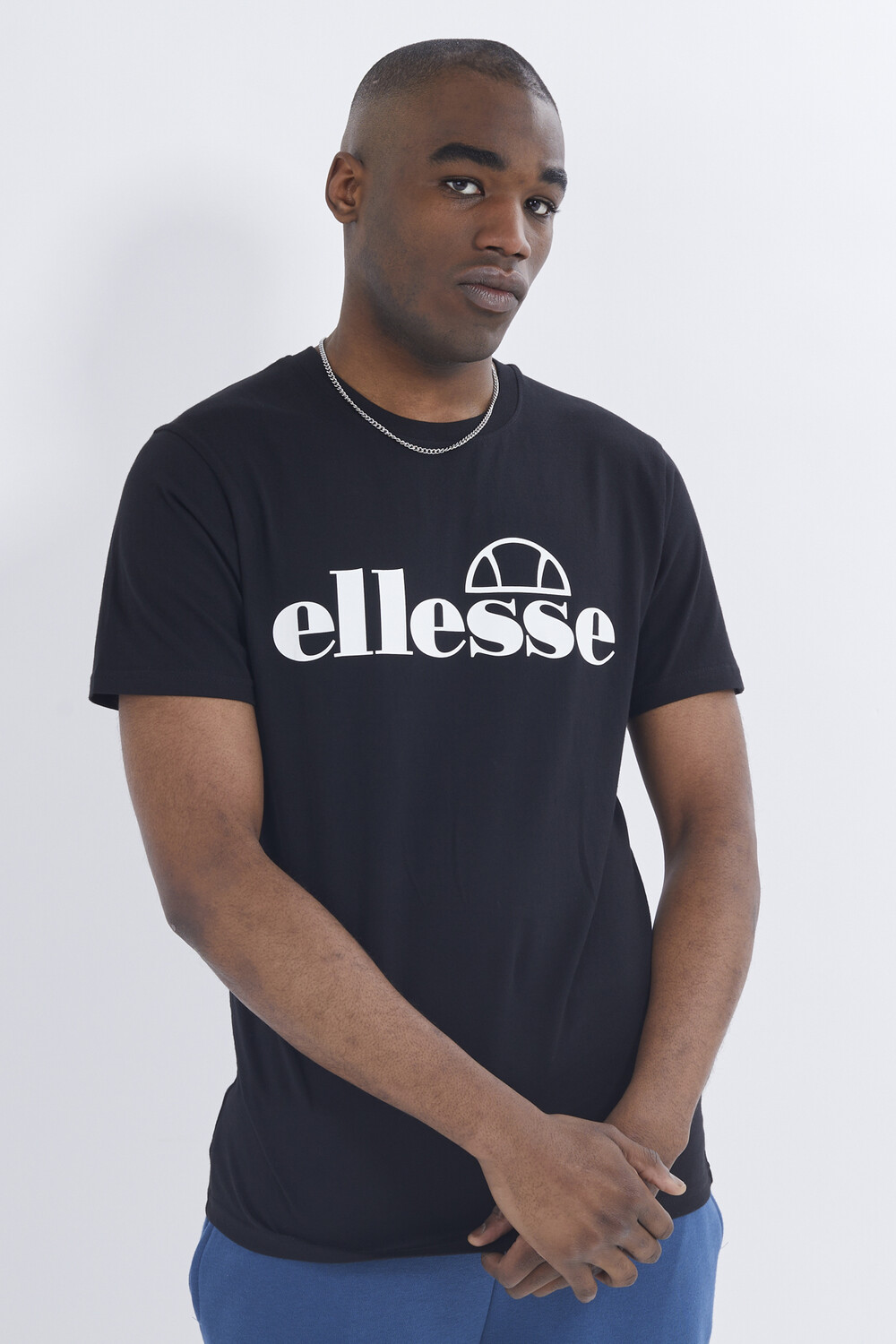 

Футболка,Мужская,Серый Марл Ellesse, черный