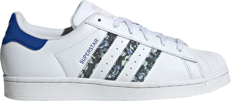 

Кроссовки Wmns Superstar 'Stripes Floral Artwork', белый