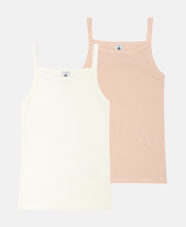 

Майка ORGANIC, 2 шт. Petit Bateau, белый