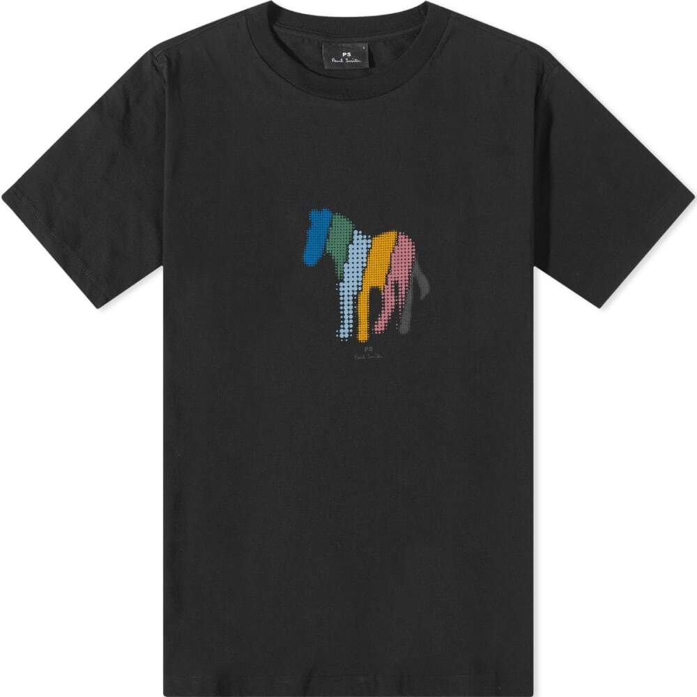

Футболка Paul Smith с зеброй, черный
