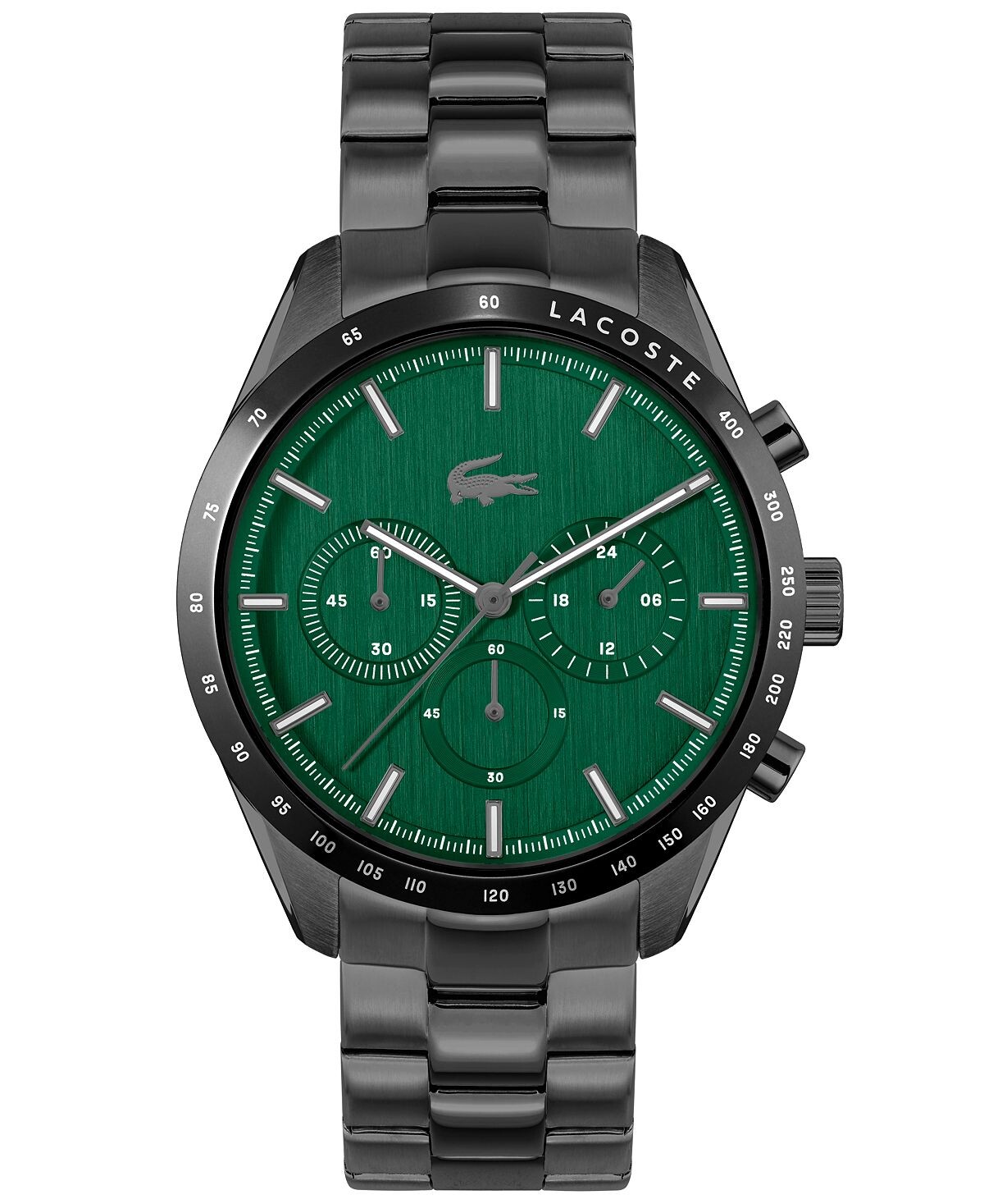 

Мужские часы Boston с черным браслетом из нержавеющей стали, 42 мм Lacoste