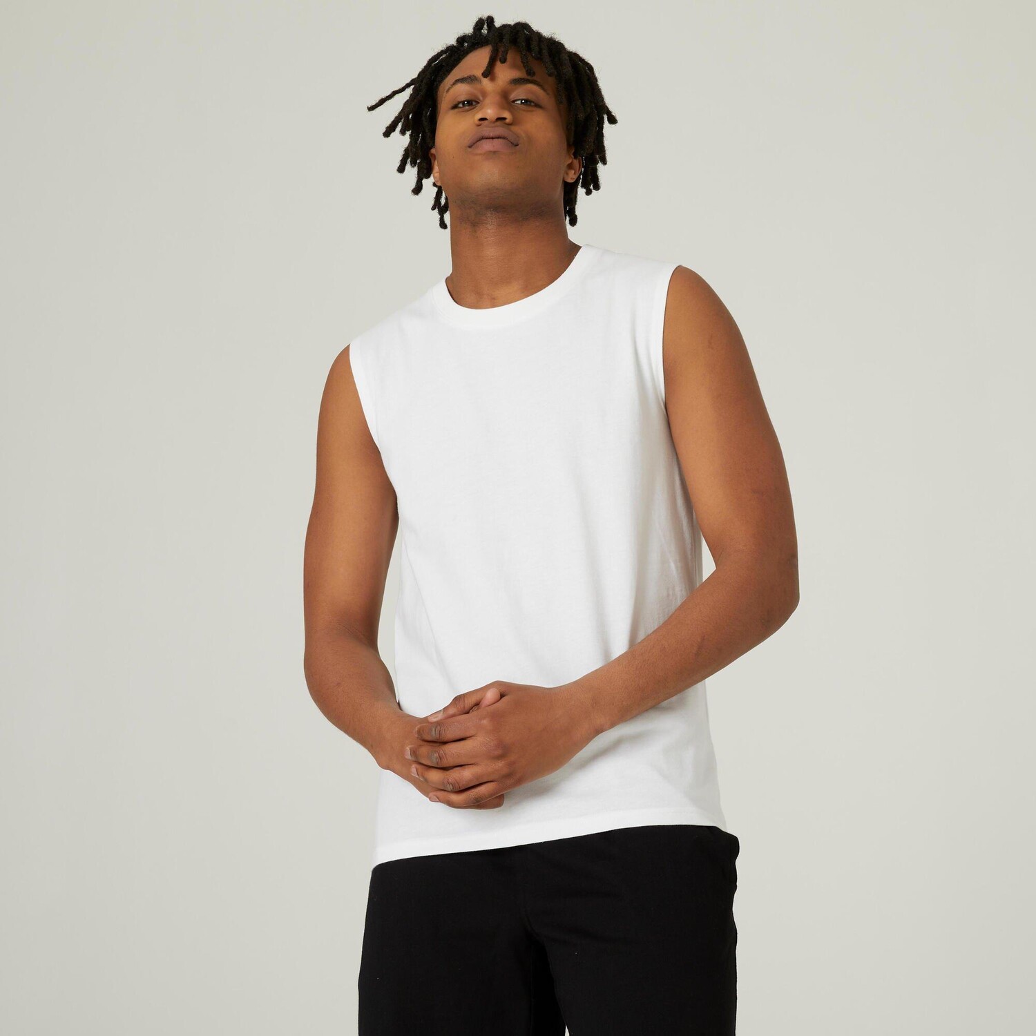 

Decathlon Stretchy Fitness K Top 500 Domyos, белый