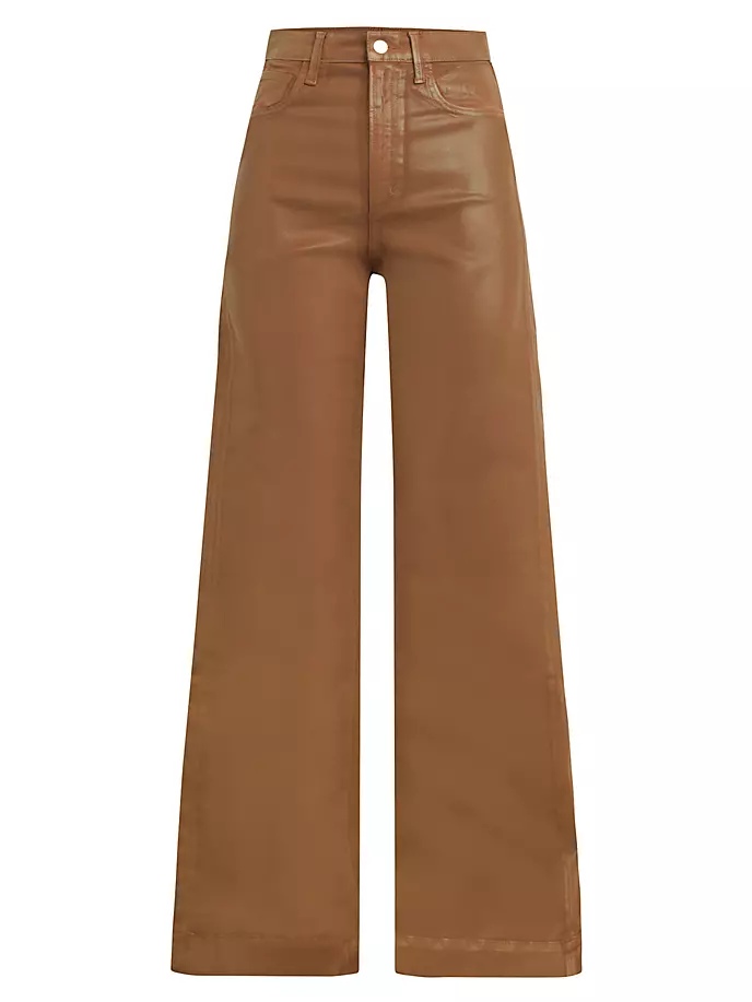

Широкие джинсы Mia с высокой посадкой и эластичным покрытием Joe'S Jeans, цвет leather brown