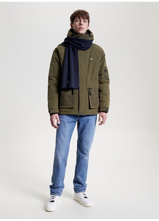 

Синяя мужская перчатка Tommy Hilfiger