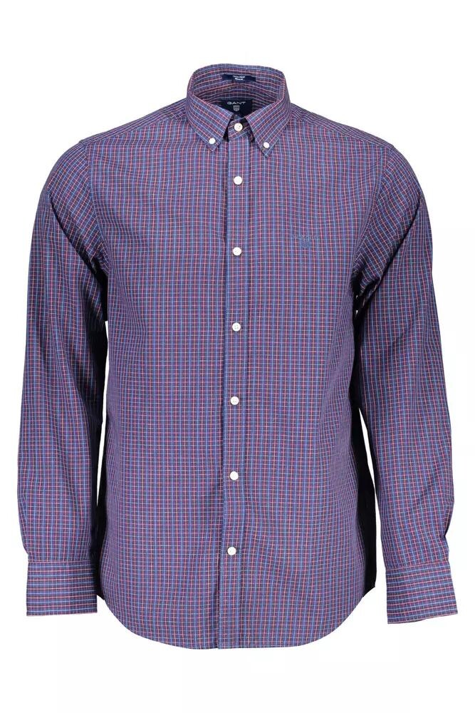 

Gant Elegant Regular Fit Мужская рубашка с длинным рукавом, синий