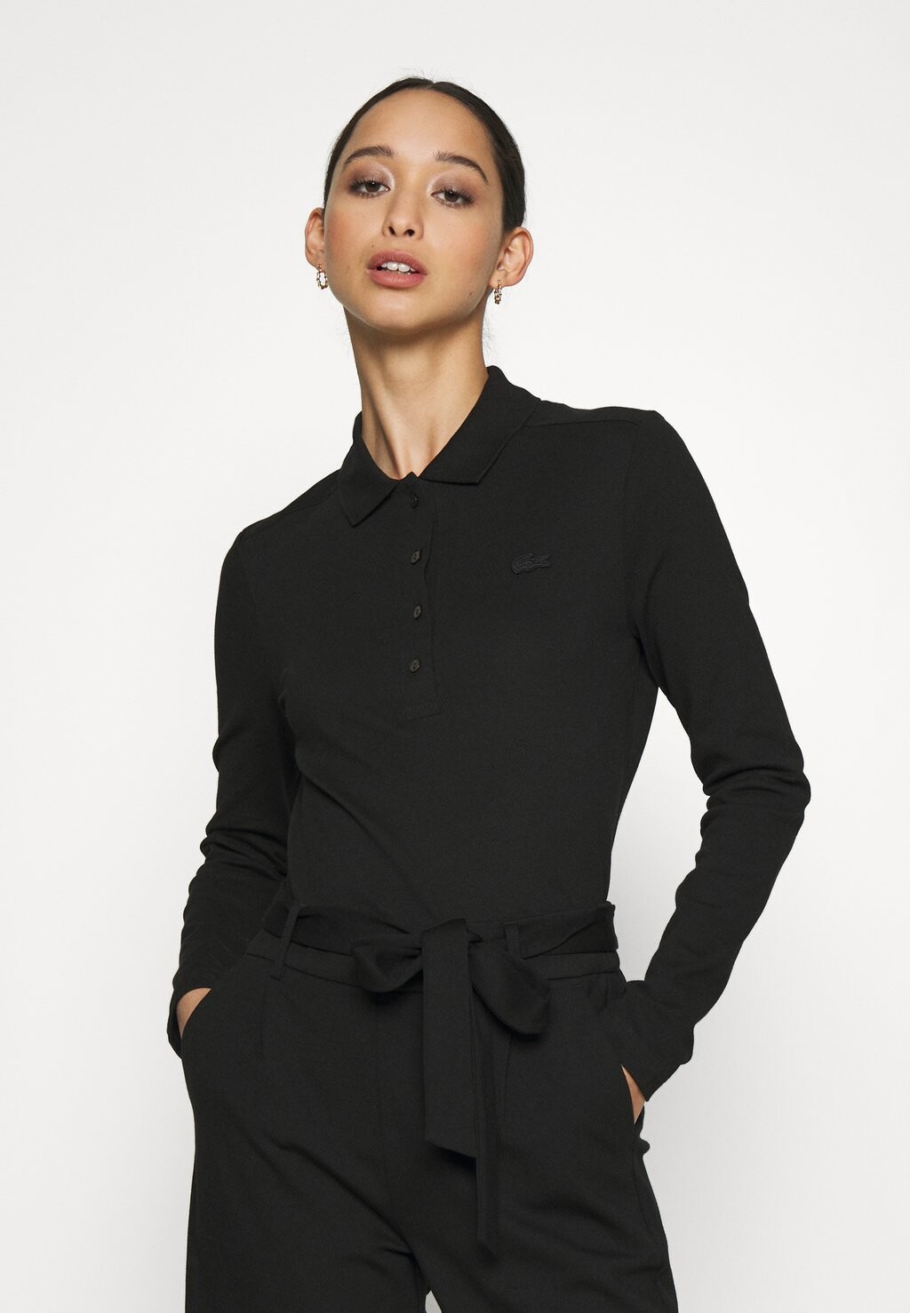 

Рубашка поло Lacoste, черный