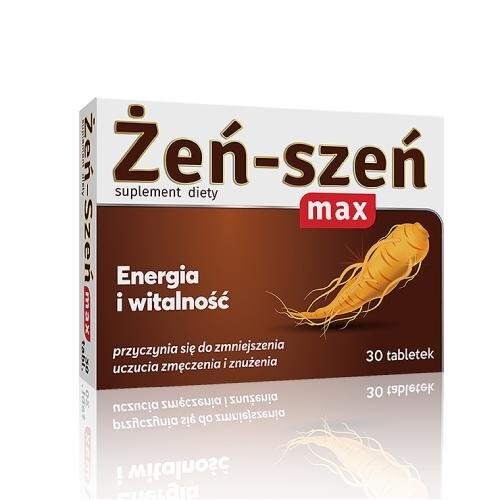 

Alg Pharma, Женьшень макс, 30 таблеток.