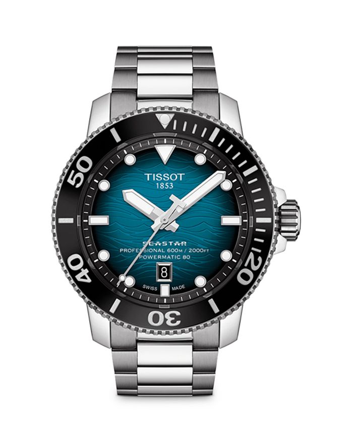 Профессиональные часы Tissot Seastar 2000, 46 мм часы tissot seastar 2000 professional t120 607 11 041 00