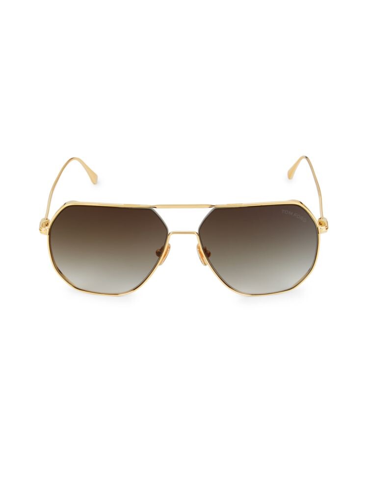 

Солнцезащитные очки-авиаторы 59MM Tom Ford, золото