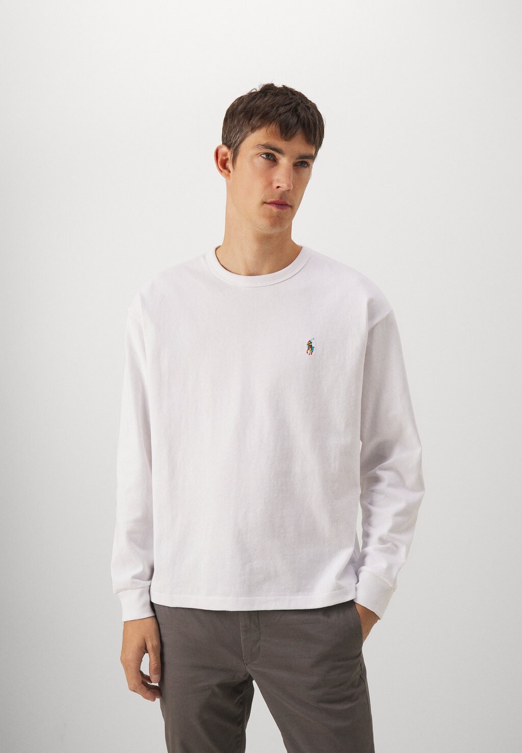 

Футболка с длинным рукавом LONG SLEEVE Polo Ralph Lauren, белая, Белый