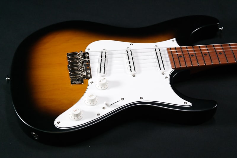 Электрогитара Ibanez ATZ100SBT Andy Timmons Signature 6str Electric Guitar w/Case - Sunburst Flat 893