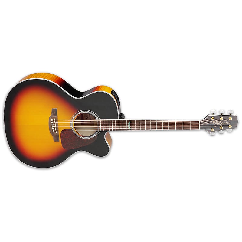 Акустическая гитара Takamine GJ72CE BSB Acoustic Electric Guitar, Solid Spruce Top, Brown Sunburst