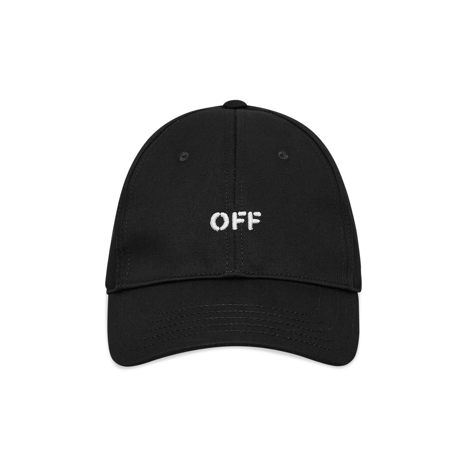 

Бейсбольная кепка Off-White Off Stamp Drill, цвет Черный/Белый