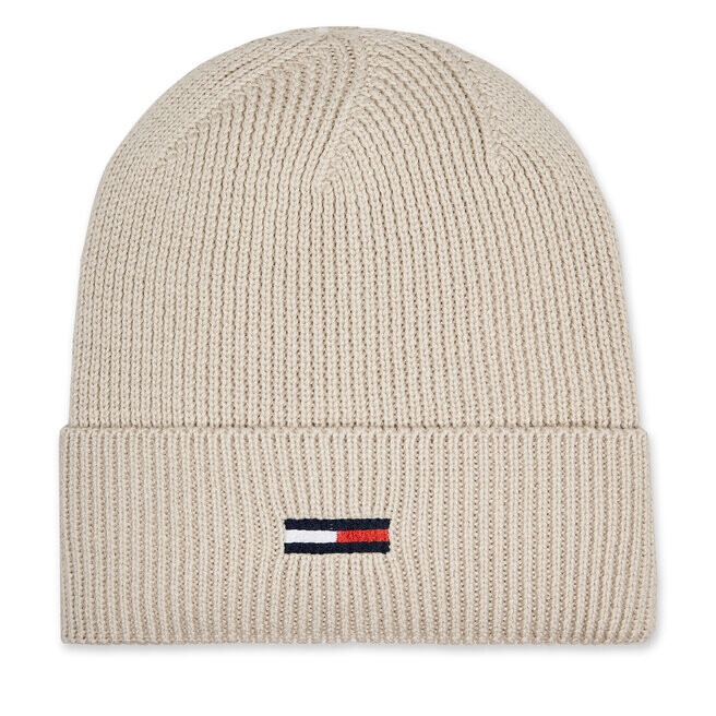 

Шапка Tommy Jeans Elongated, бежевый