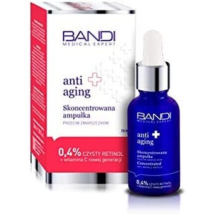 

Bandi Anti Aging Концентрированная ампула против морщин с чистым ретинолом и витамином С нового поколения 30 мл