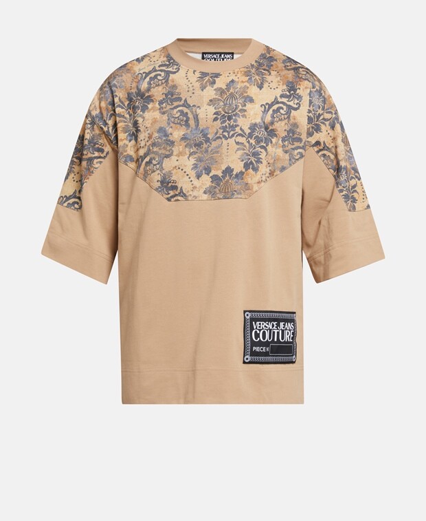 

Футболка Versace Jeans Couture, бежевый