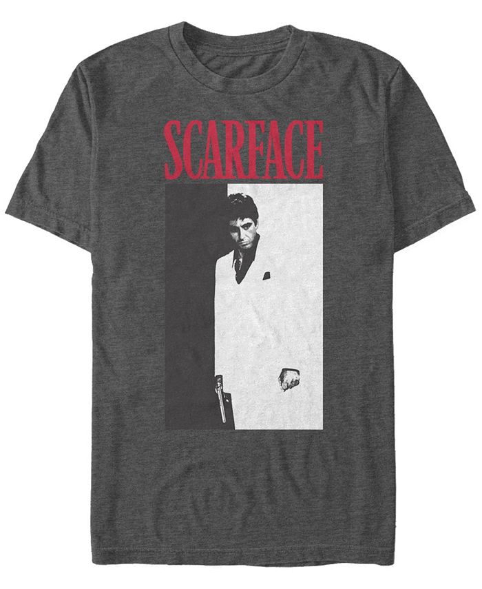 Мужская футболка с короткими рукавами и плакатом Scarface Fifth Sun, серый