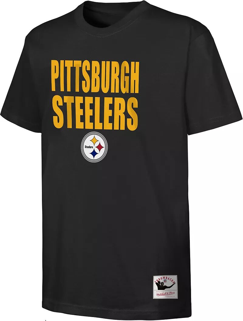 

Легендарная черная футболка Mitchell & Ness Youth Pittsburgh Steelers