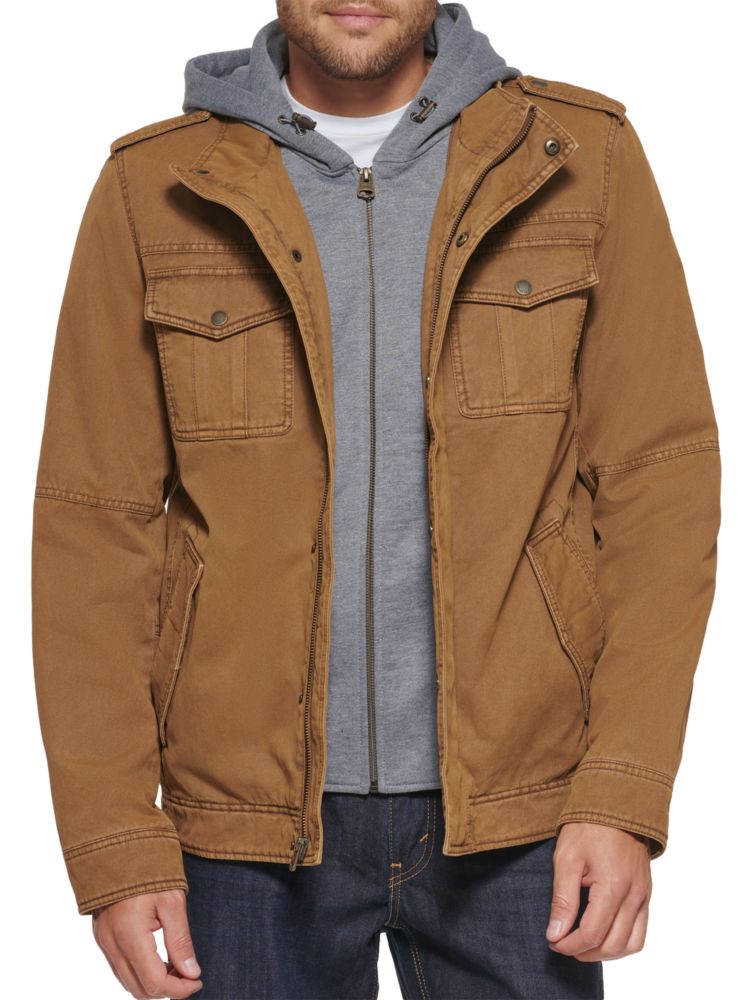Куртка-комбинезон на подкладке из искусственной овчины Levi'S, коричневый