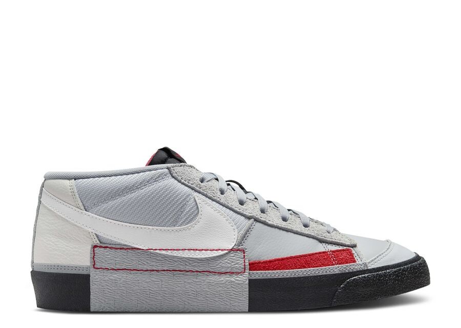 

Кроссовки Nike Blazer Low Pro Club, цвет Wolf Grey University Red