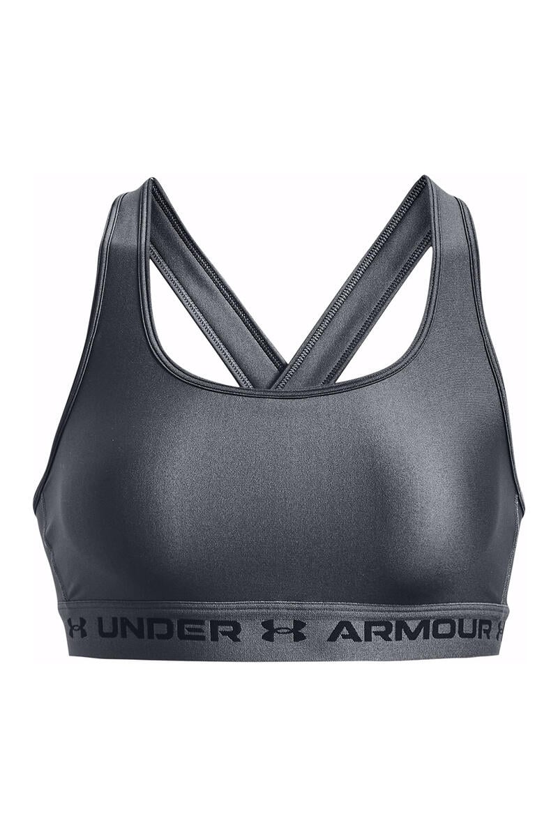 

Бюстгальтер средней длины с перекрестной спинкой UA Under Armour, серый