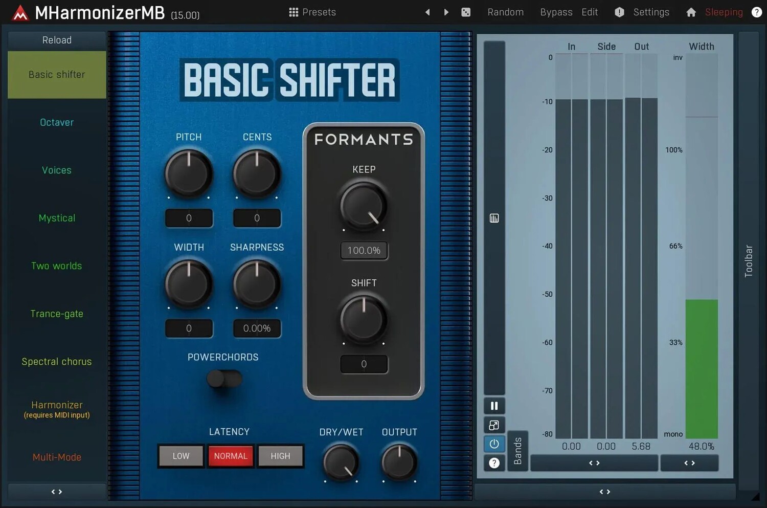 

MeldaProduction MHarmonizerMB Плагин Pitch Shifter и Harmonizer
