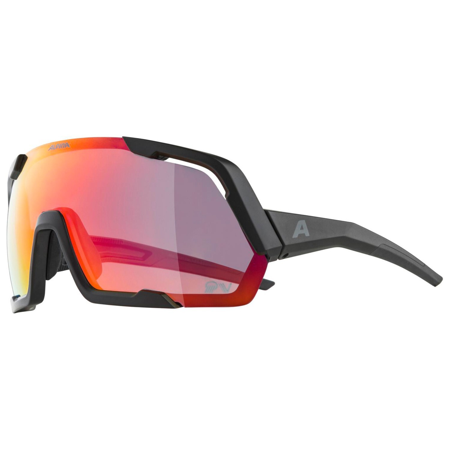 

Велосипедные очки Alpina Rocket QV Mirror Cat 1 3, цвет Black Matt