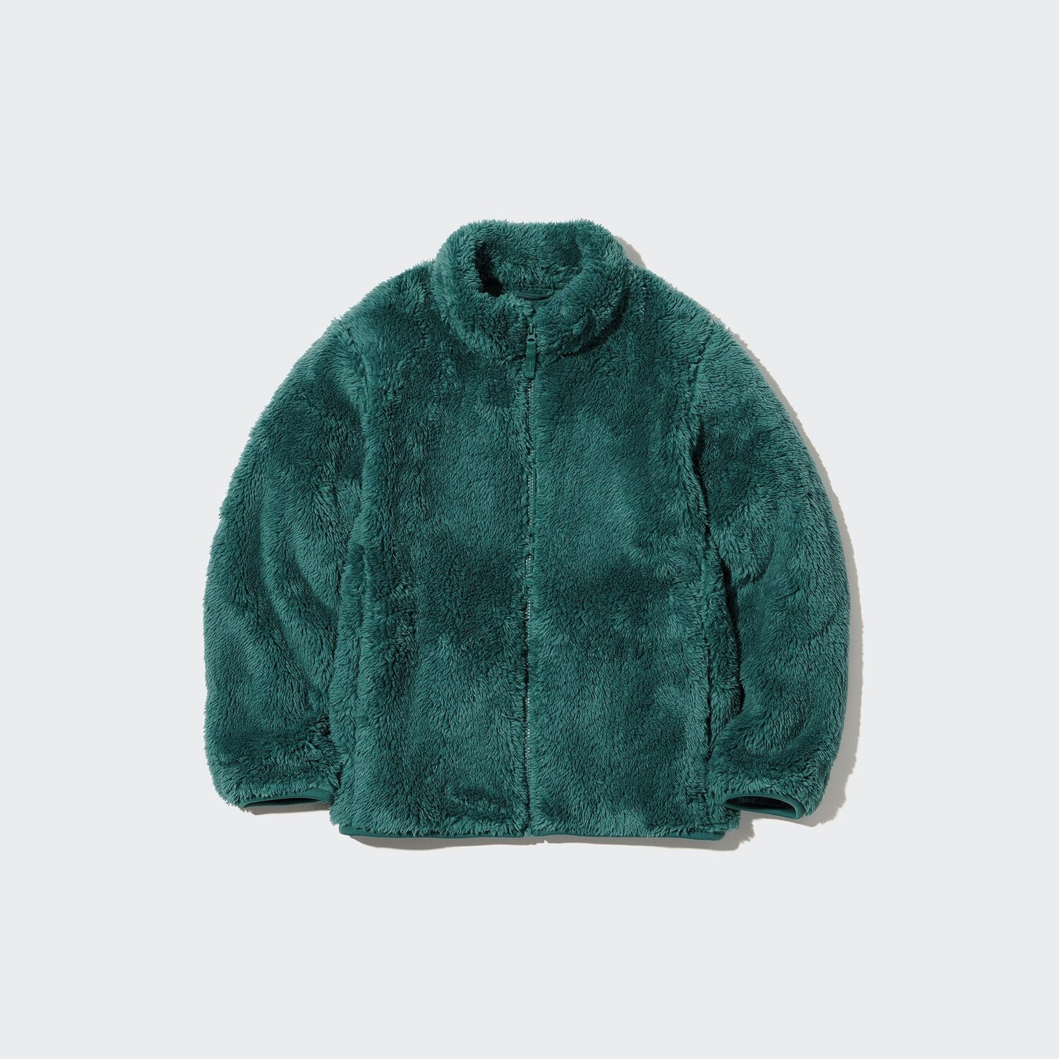 

Куртка из флисового меха Uniqlo Kids, зеленый