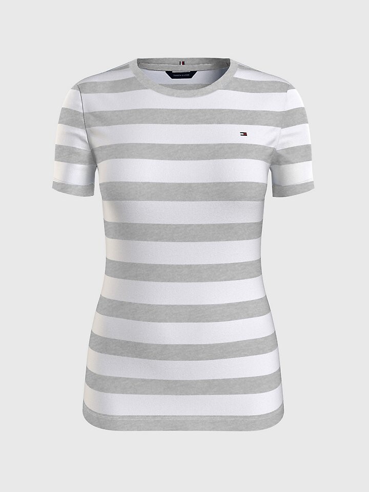 

Любимая полосатая футболка с круглым вырезом Tommy Hilfiger