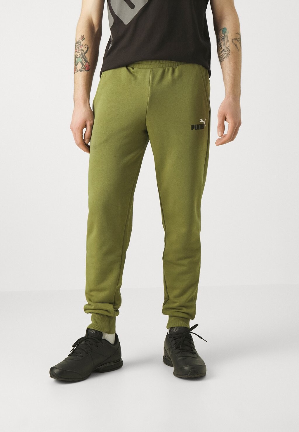 

Спортивные брюки Logo Pants Puma, цвет olive green