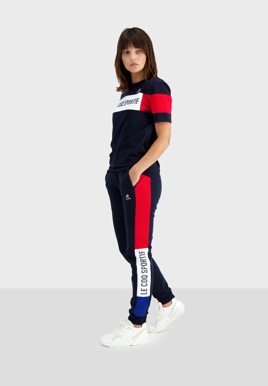 

Спортивные брюки темно-синего цвета le coq sportif, темно-синий
